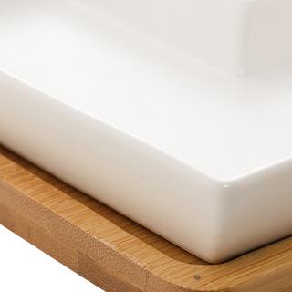 Bon Gourmet Weißes Porzellan-Appetitanreger-Set  