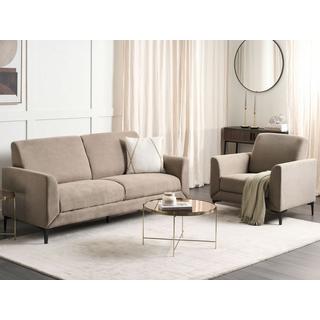 Beliani 3 Sitzer Sofa aus Polyester Retro FENES  