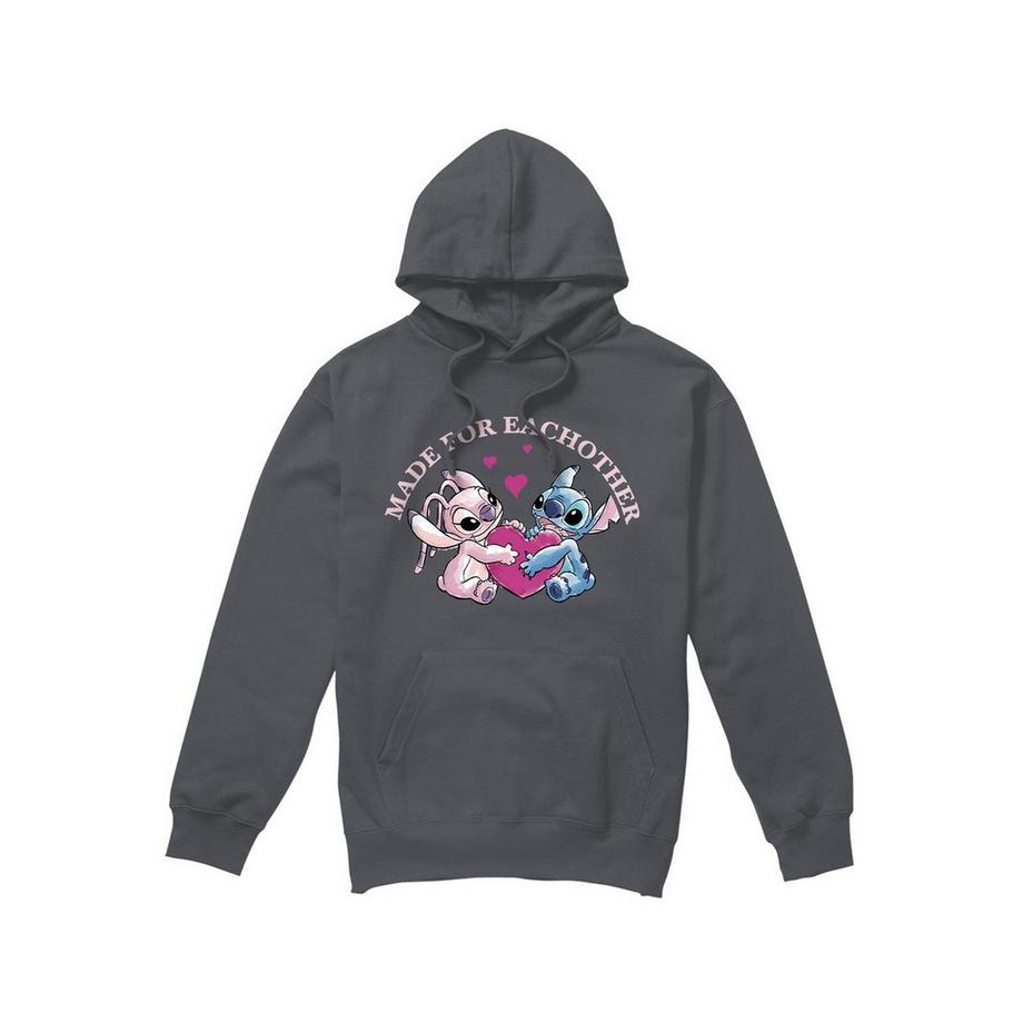 Lilo & Stitch Made For Each Other Felpa con cappuccio  