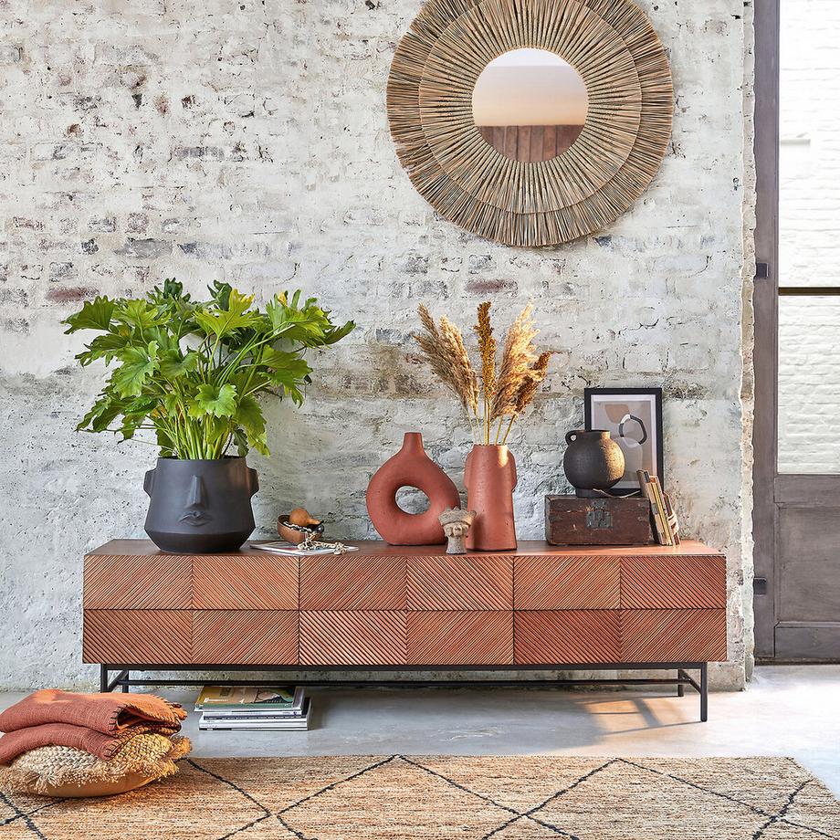 La Redoute Intérieurs TV-Möbel Jerem mit Relieffront  