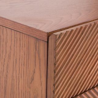 La Redoute Intérieurs Meuble TV 180 cm façade reliéfée  