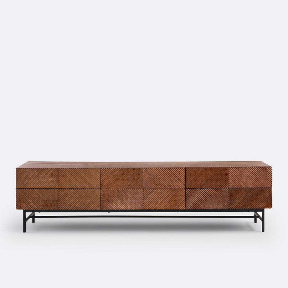 La Redoute Intérieurs TV-Möbel Jerem mit Relieffront  