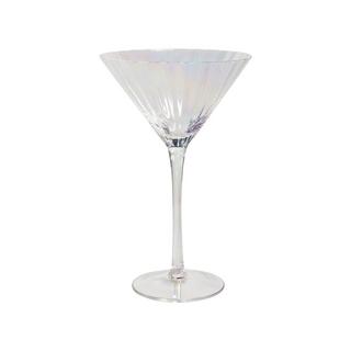 Beliani Martini Gläser im 4er Set aus Glas Retro MORGANITE  