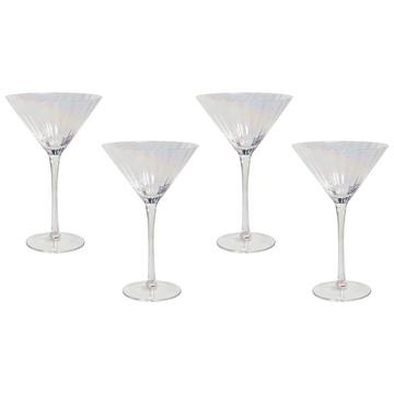 Martini Gläser im 4er Set aus Glas Retro MORGANITE