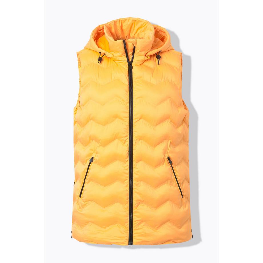Ulla Popken Gilet trapuntato con cappuccio  