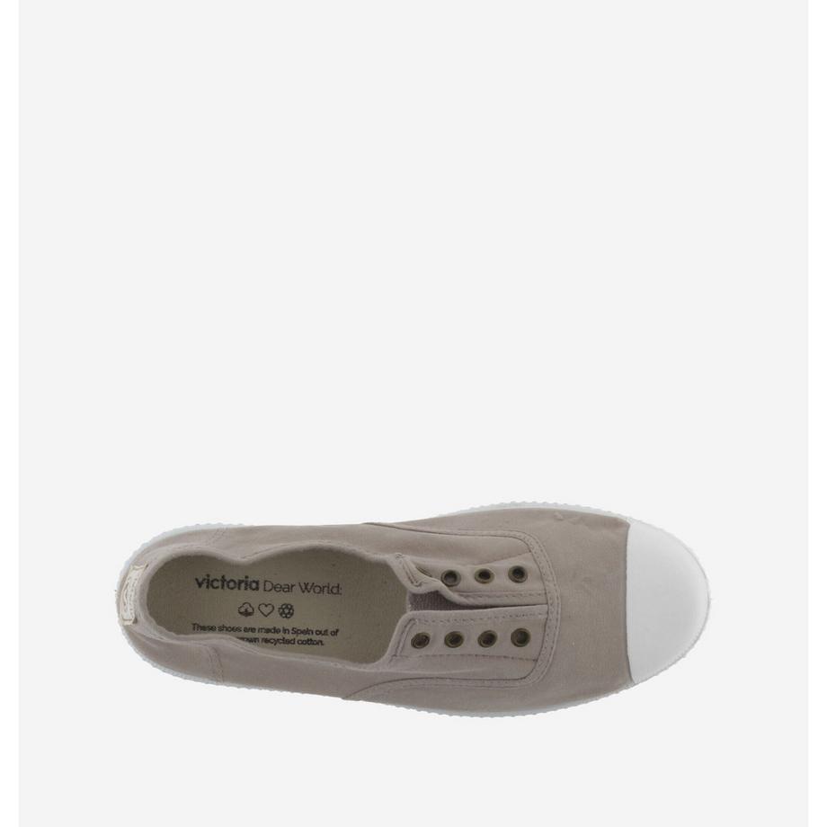 Victoria 1915 Sneakers Slip-On in Tela Lavata  