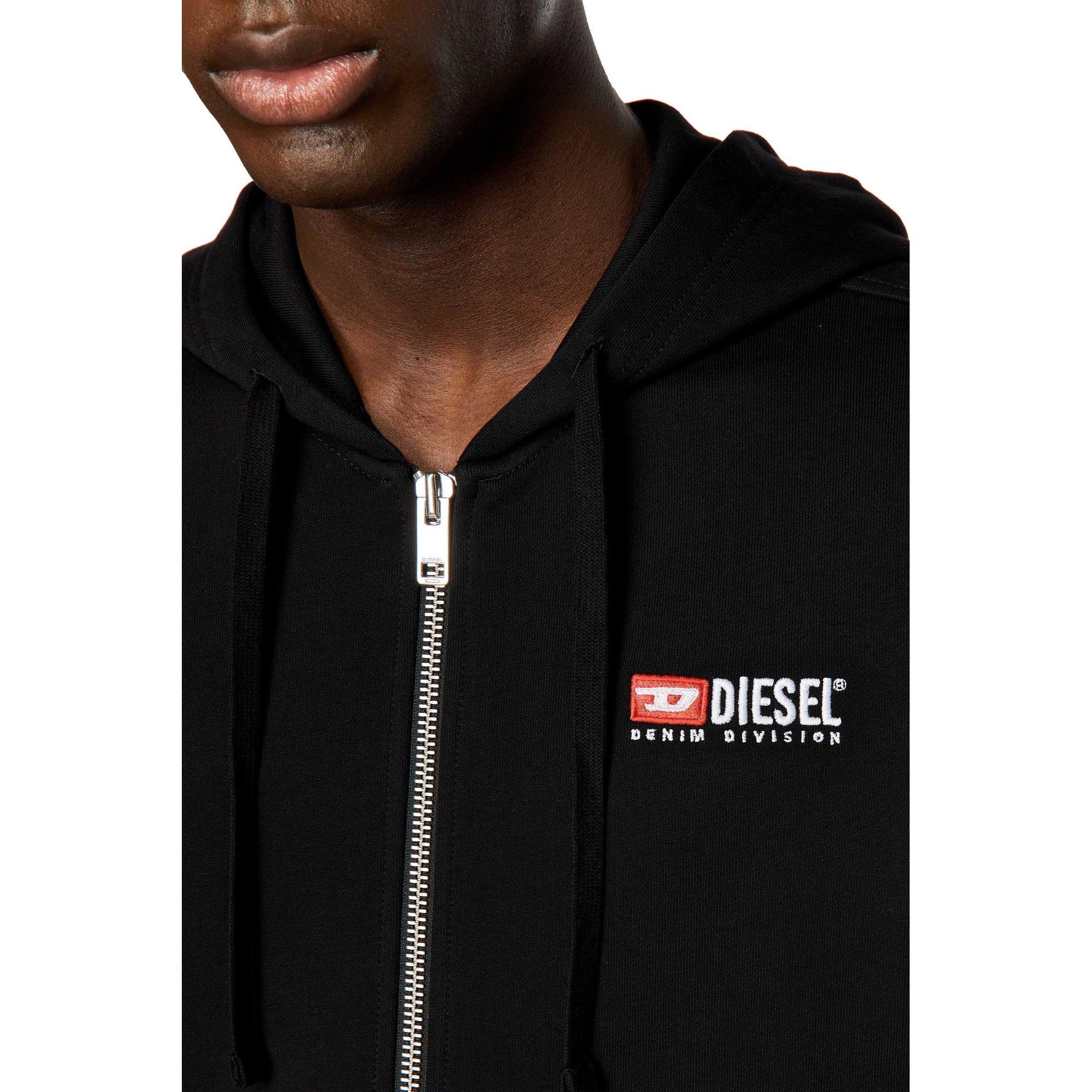 DIESEL  Giacca da ginnastica  Vestibilità confortevole-S-GINN-ZIP-DIV SWEAT-SHIRT 