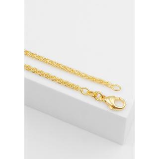 MUAU Schmuck  Bracelet Zopf Gelbgold 750, 2.5mm, 19cm 