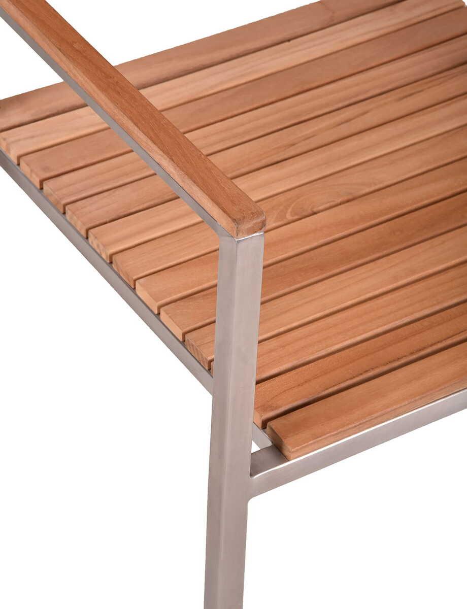 mutoni pleasure Garten Essgruppe Dallas II Teak (5-tlg)  