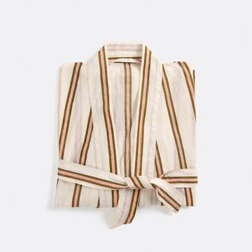 Kimono-Bademantel Georgio aus Baumwollvoile