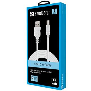 Sandberg  USB 2.0 A-B male 1.8 m 