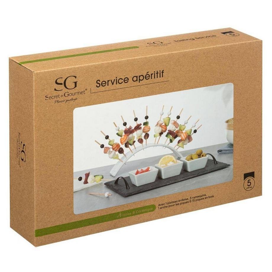 Secret de Gourmet  Servierset - Snacks und leichte Gerichte - 5-teilig 