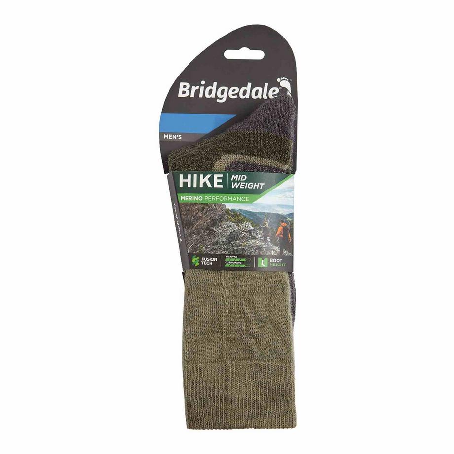 Bridgedale  Chaussettes de randonnée en laine d'épaisseur moyenne 