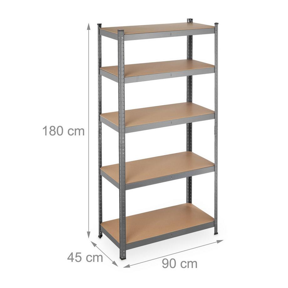 Northio  Étagère de rangement à 5 étagères 