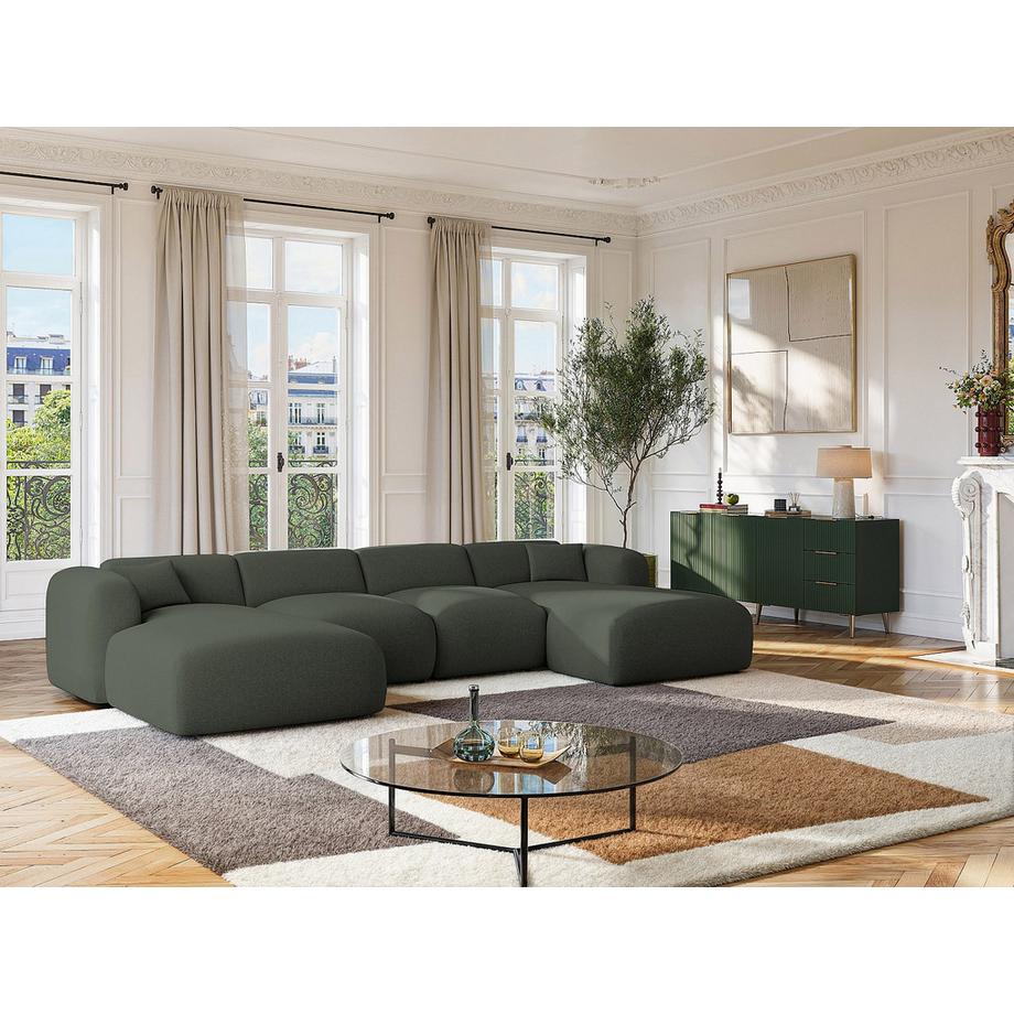 Vente-unique Canapé fixe 7 places POGNI  