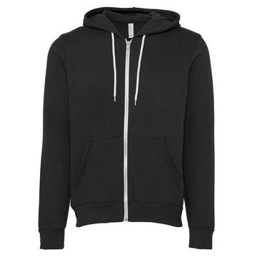 Canvas Fleece Kapuzenjacke