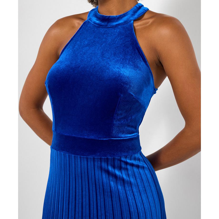 Joe Browns Robe Maxi en Velours Col Licou Petite  