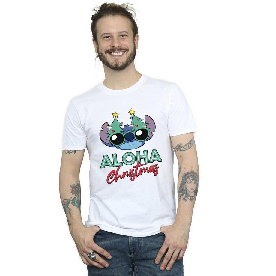 Disney Stitch Aloha Christmas T-Shirt  