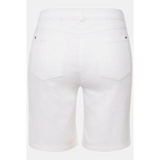 Ulla Popken  Bermuda en jean Mandy, coupe 5 poches et taille confortable 