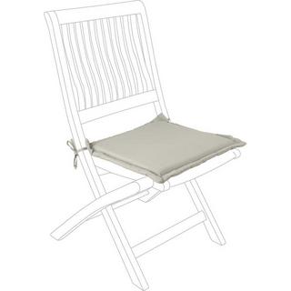 mutoni Coussin pour chaise de jardin pour assise carrée beige  