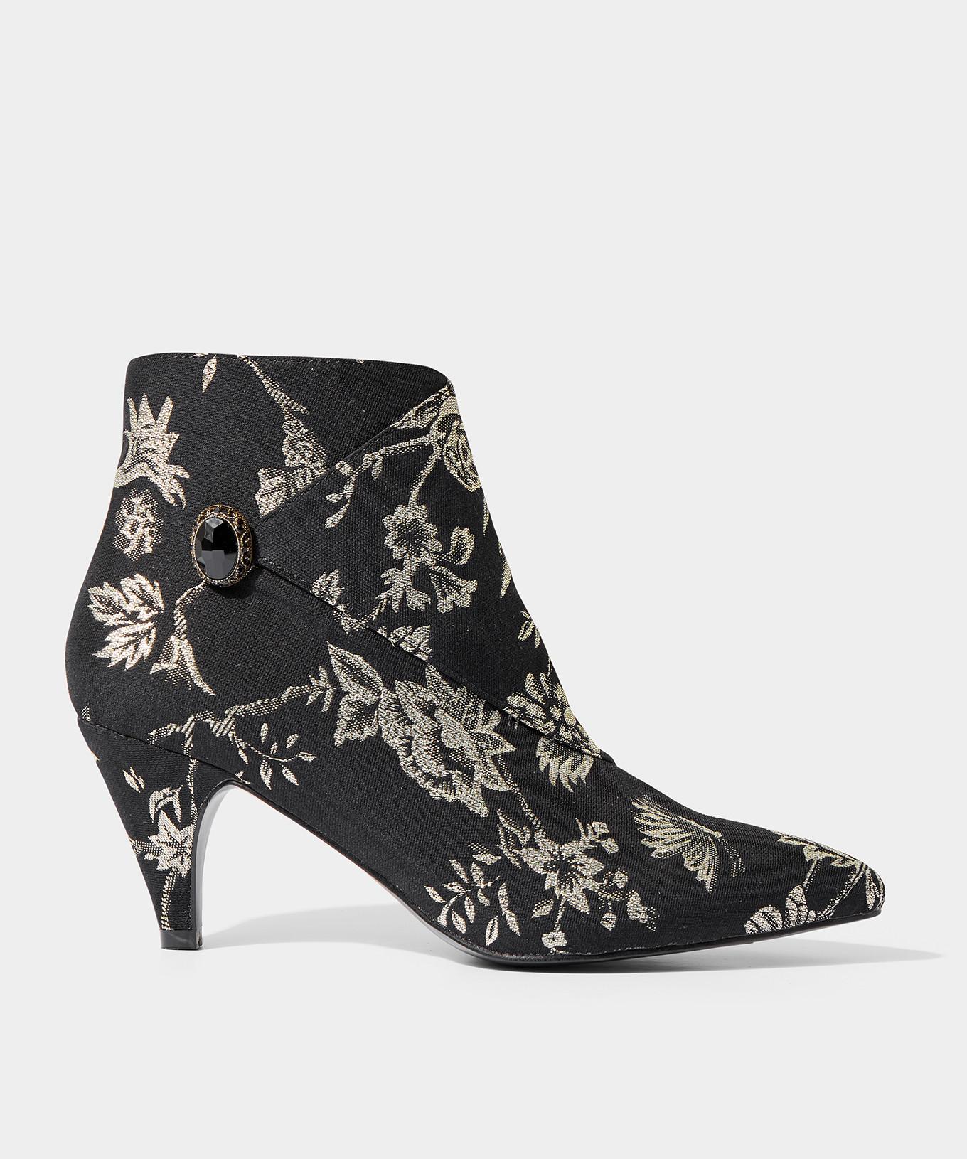 Joe Browns  Jacquard-Stiefel mit Blumenmuster 