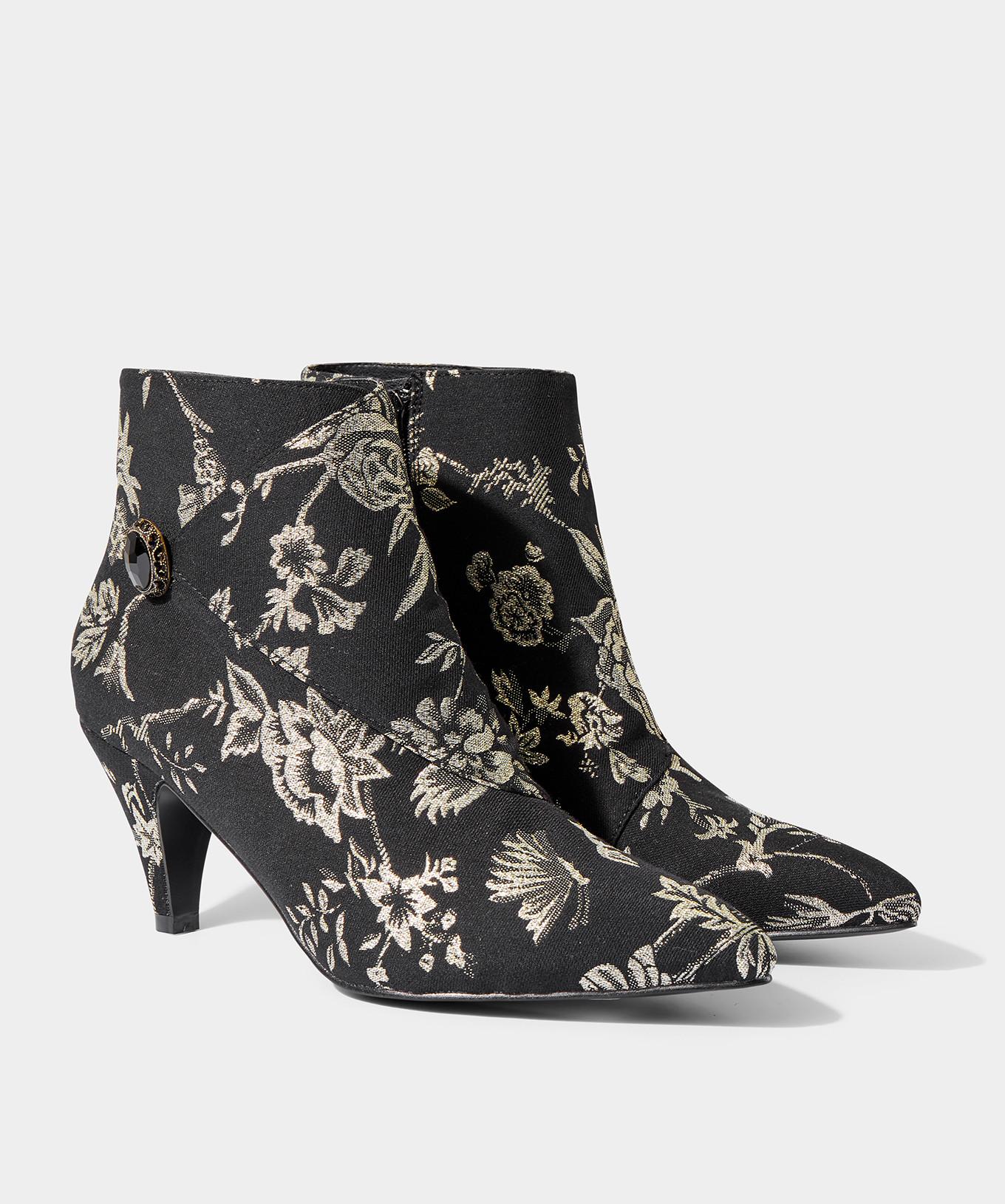 Joe Browns  Jacquard-Stiefel mit Blumenmuster 