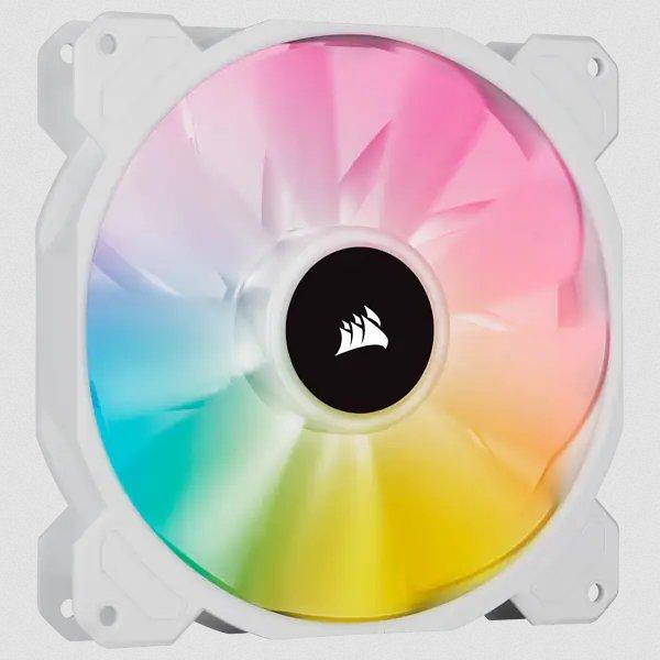 Corsair  SP140 RGB ELITE Computergehäuse Ventilator 14 cm Weiß 2 Stück(e) 