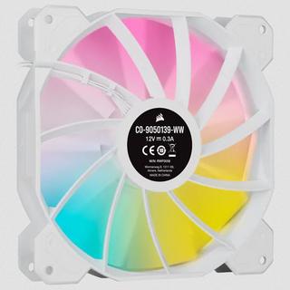 Corsair  SP140 RGB ELITE Boitier PC Ventilateur 14 cm Blanc 2 pièce(s) 