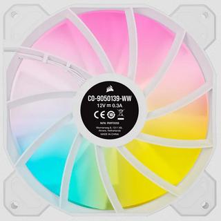 Corsair  SP140 RGB ELITE Boitier PC Ventilateur 14 cm Blanc 2 pièce(s) 