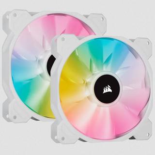 Corsair  SP140 RGB ELITE Computergehäuse Ventilator 14 cm Weiß 2 Stück(e) 