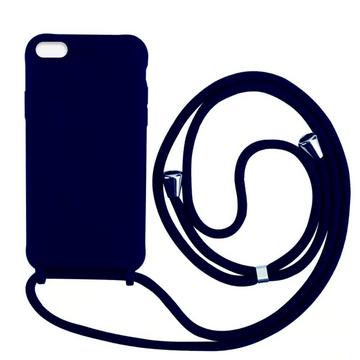 Silikon Case mit Kordel iPhone 7  8  SE (2020)  SE (2022) - Dark Blue