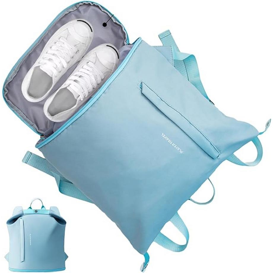 Vielseitiger wasserdichter Schwimm- und Gymnastikrucksack - Trocken-/Nass-Trennung, tragbarer Organizer für Sportgeräte