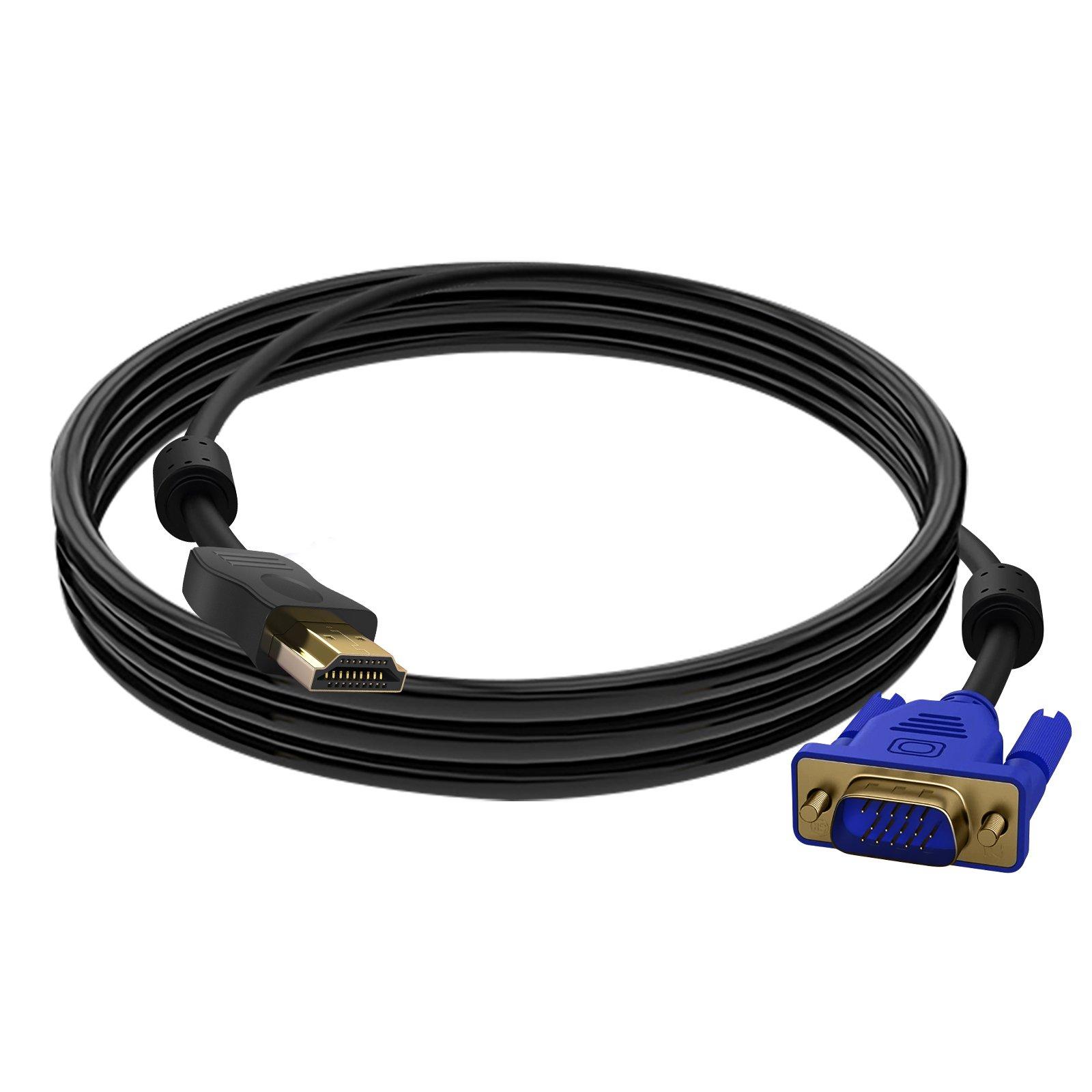 Avizar  Câble video HDMI vers VGA 1.8m Noir 