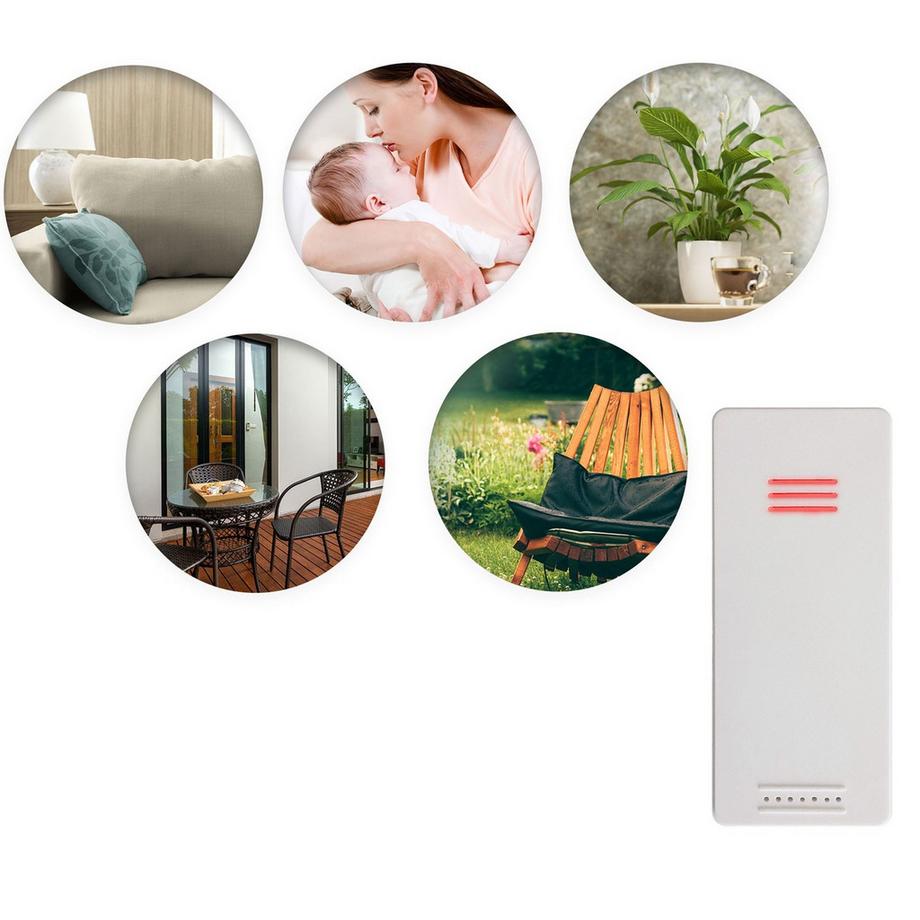 B2X  Capteur sans fil pour station météo Berdsen BD-921 blanc 