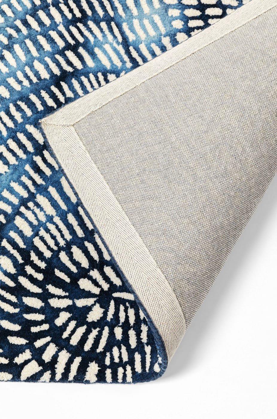 KARE Design Tapis Timbre bleu 170x240  