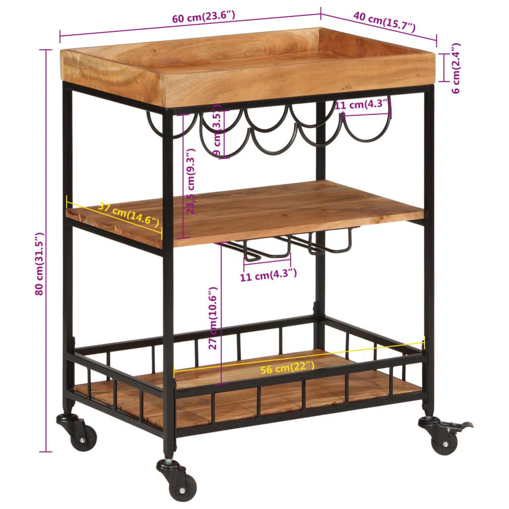 VidaXL Barwagen holz  