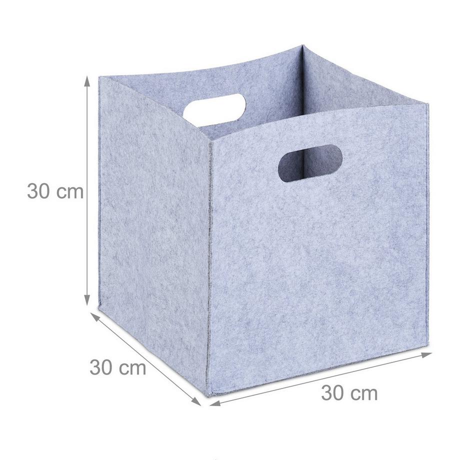 B2X Filz-Aufbewahrungsbox - 2 Stück  