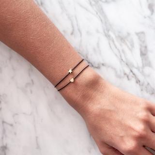 Glanzstücke München  Femme Bracelet en tissu Coeur 