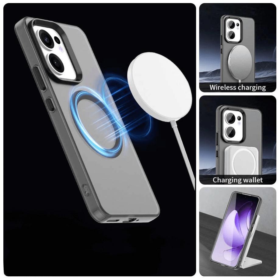 Cover-Discount  OPPO Reno13 F - Coque de protection en acrylique avec aimant 