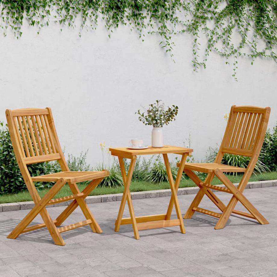 VidaXL Ensemble de salle à manger de jardin bois d'acacia  