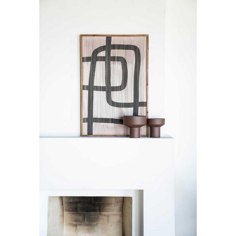 mutoni Décoration murale Yoko noir 60x90  