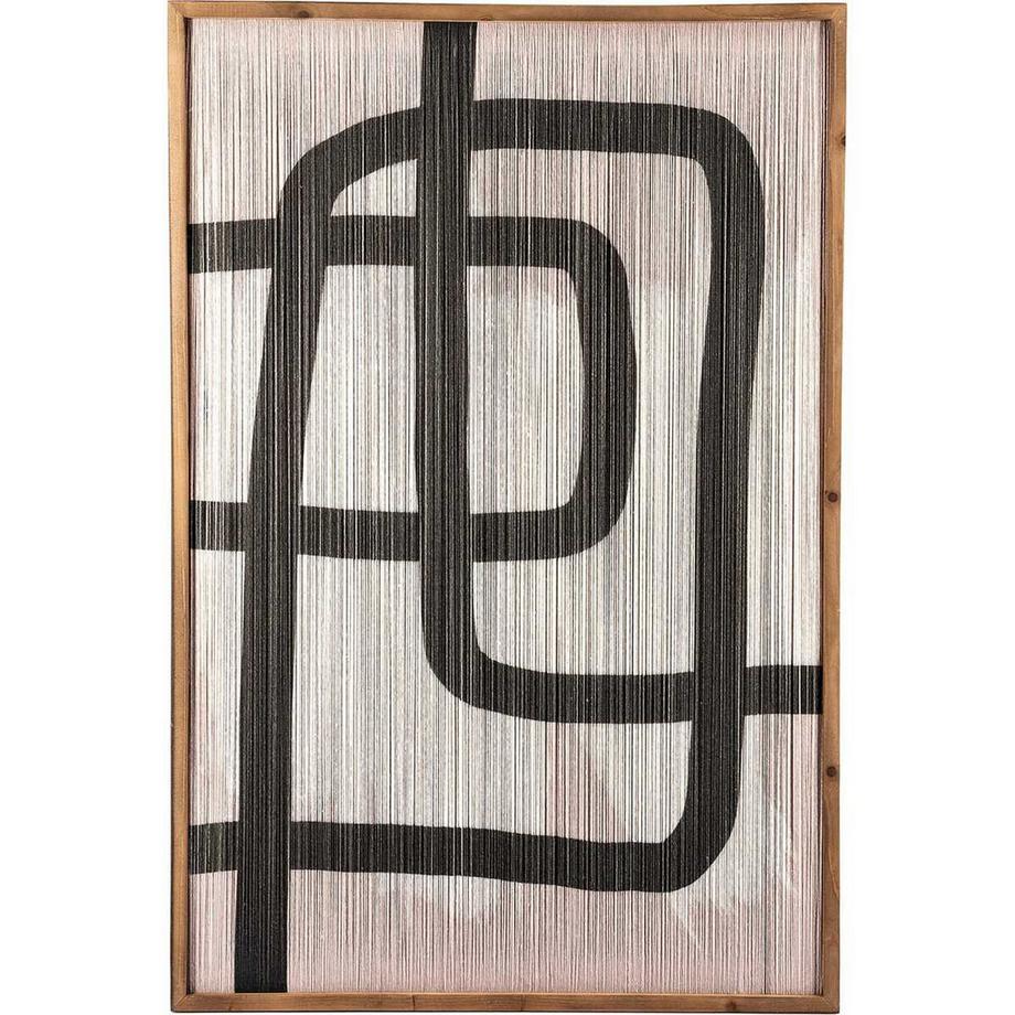 Decorazione murale Yoko nero 60x90