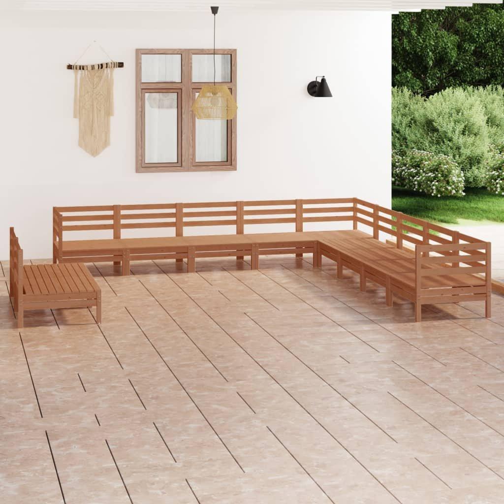 VidaXL set salotto da giardino Legno di pino  