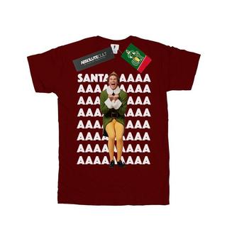 Elf  Buddy Santa Scream TShirt 