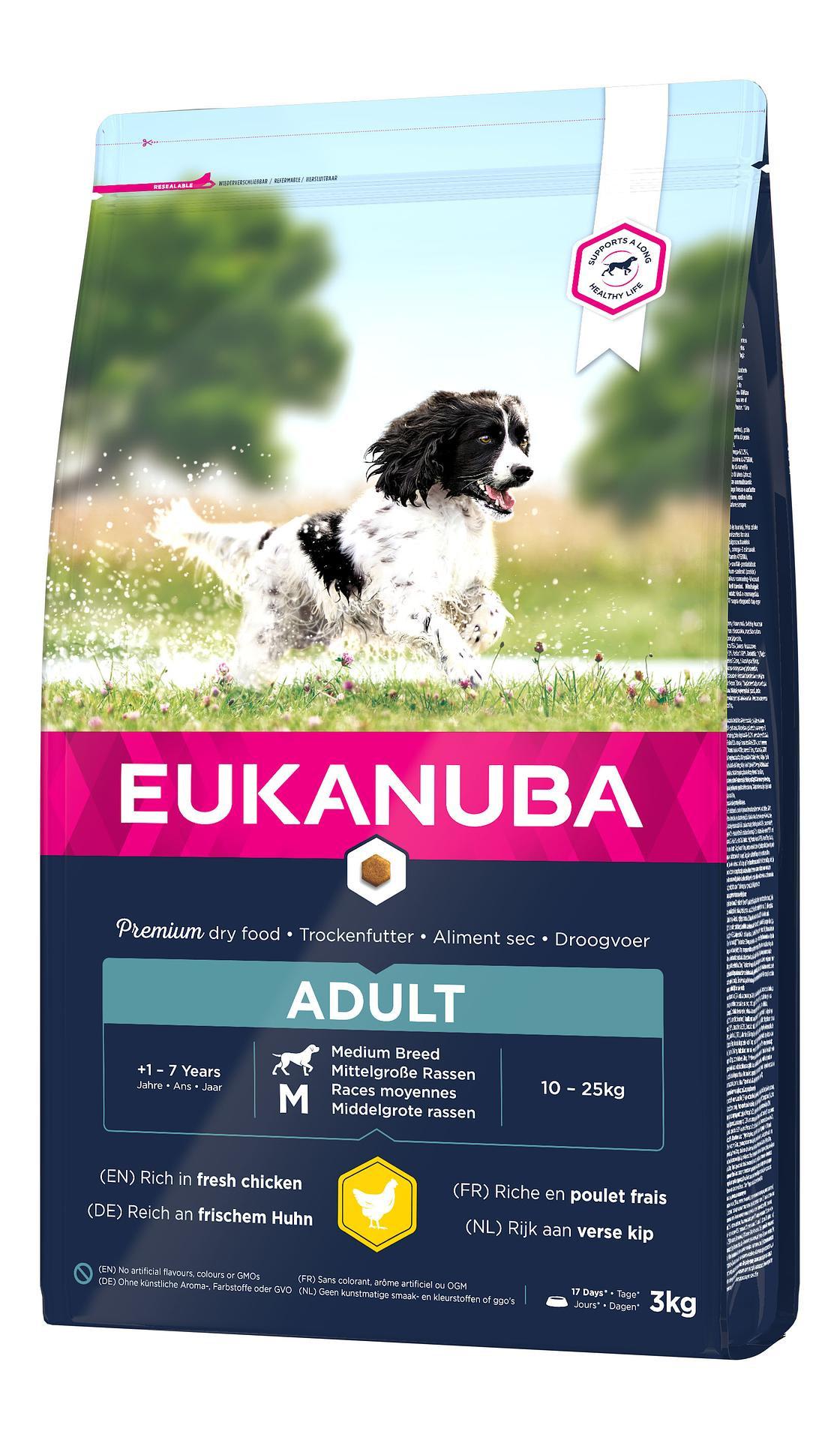 Eukanuba  Adult Medium, 3kg 