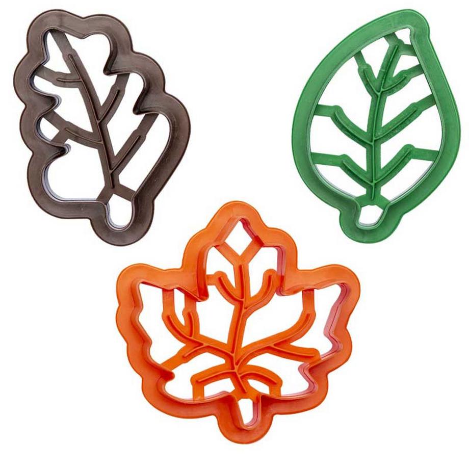 Decora Emporte-pièce Feuilles d'automne 3 pièces  
