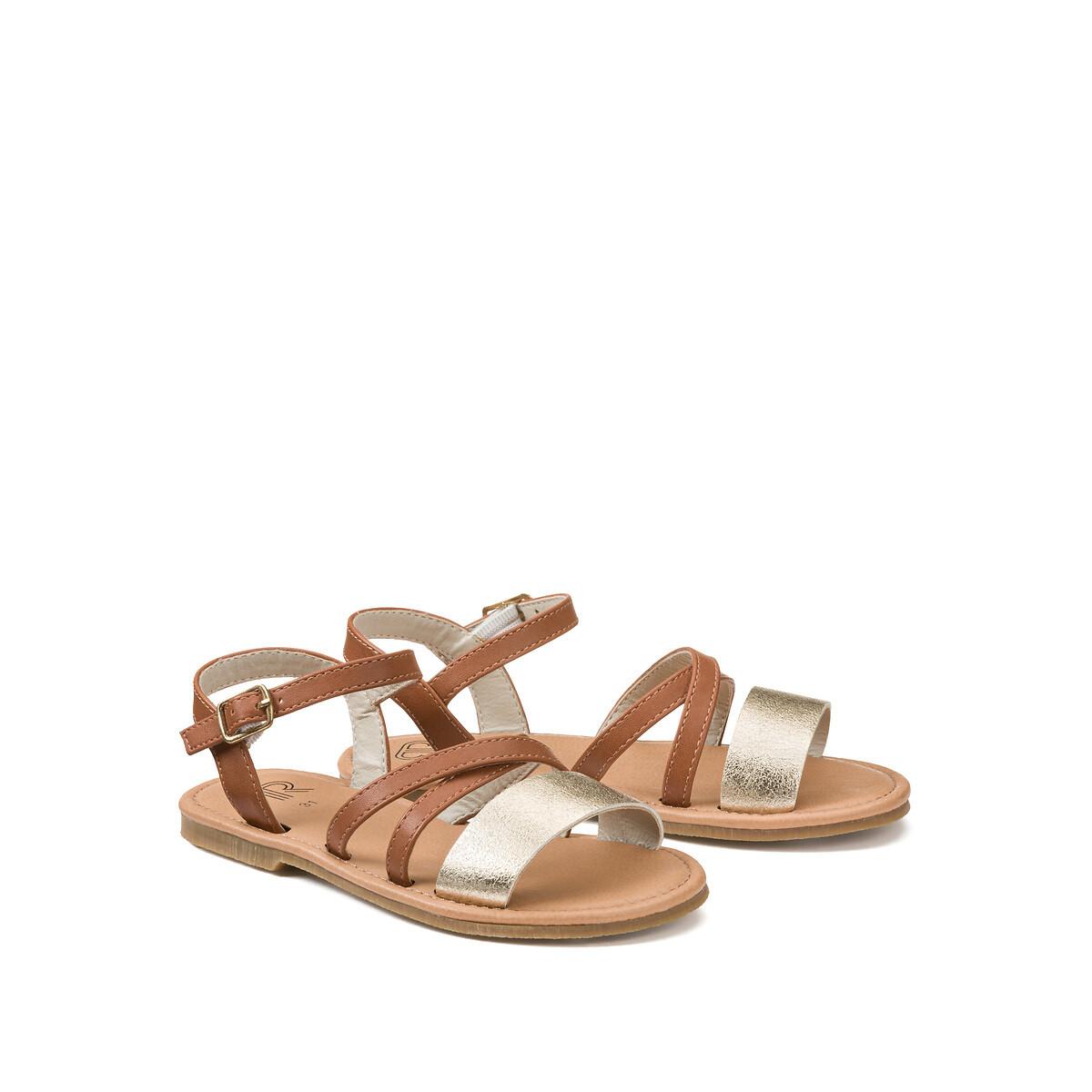 La Redoute Collections  Sandalen mit Riemen in zwei Farben 