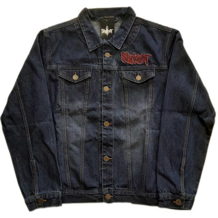 Giacca Di Denim Tribale Logo