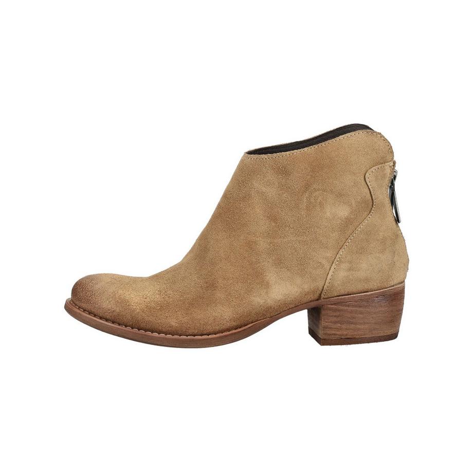 Felmini Veloursleder Stiefelette mit Blockabsatz  