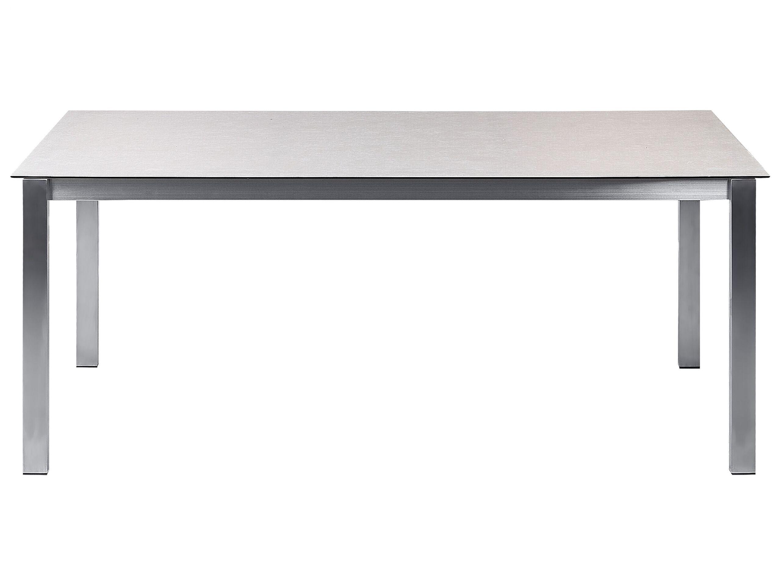 Beliani Set da pranzo per giardino con sedie en Vetro temperato Classico COSOLETO  